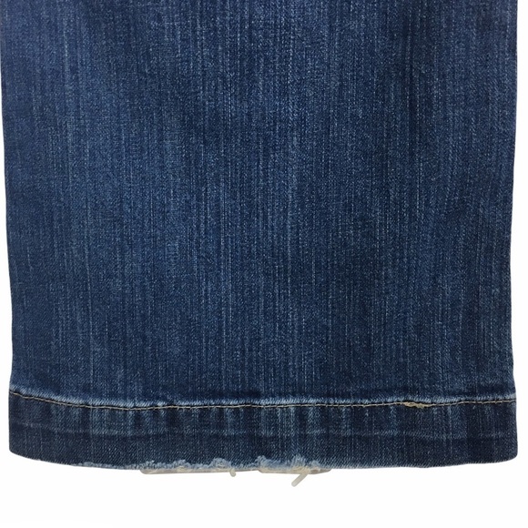 GAP Vintage Jeans Y2K 2004 Long & Lean Stretch Denim Wide Leg 10 Long Inseam - Picture 9 of 12